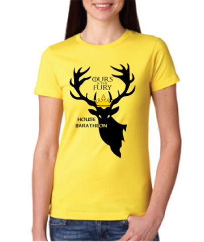 Ours is the Fury House Baratheon GOT T-Shirt