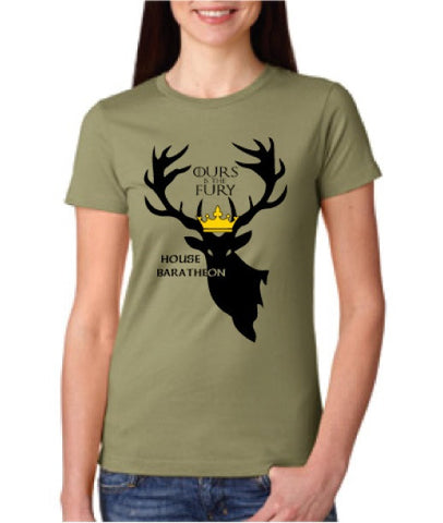 Ours if the Fury House Baratheon GOT T-Shirt